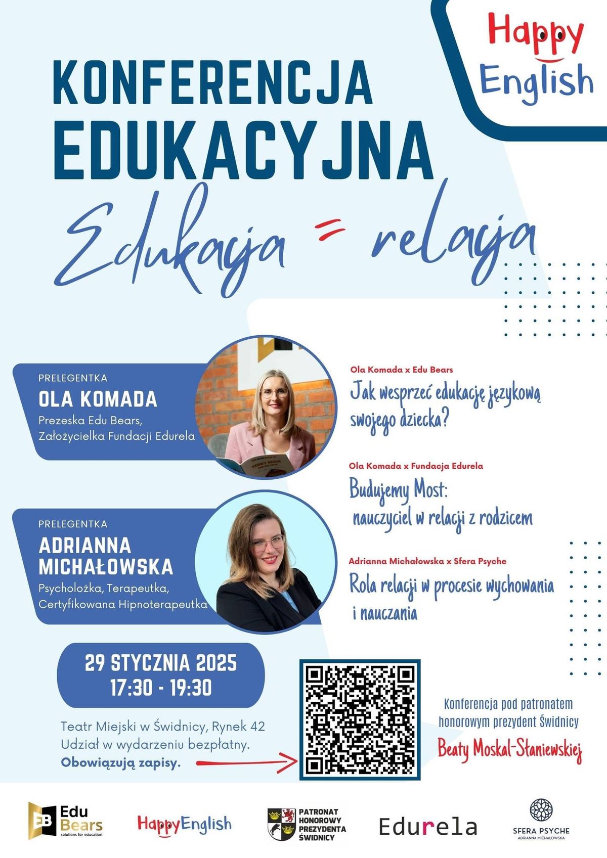 \u201cEdukacja = relacja\u201d Konferencja Edukacyjna 