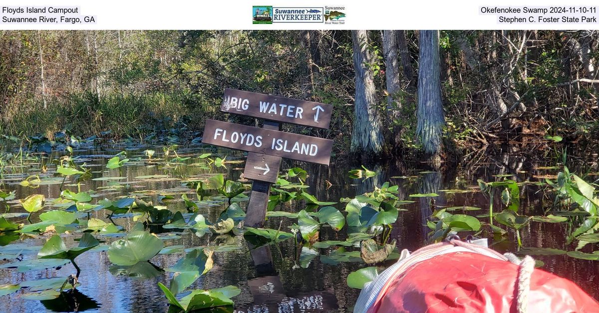 Okefenokee Floyd\u2019s Island Campout, Suwannee River, Okefenokee Swamp