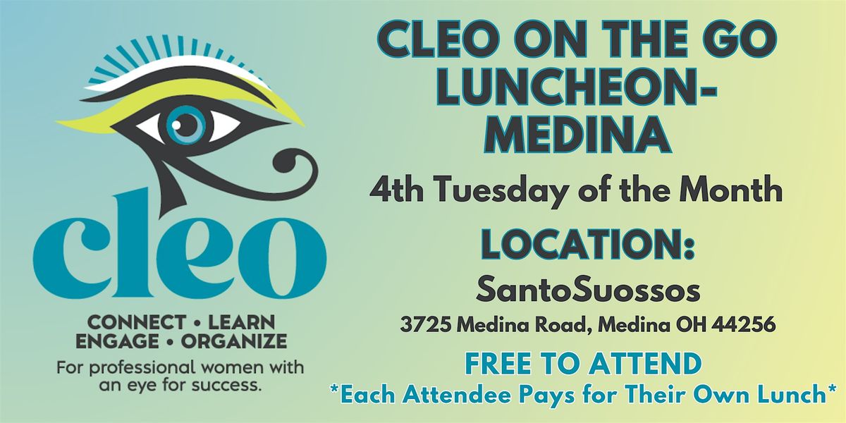 2025 CLEO on the Go Luncheons - Medina