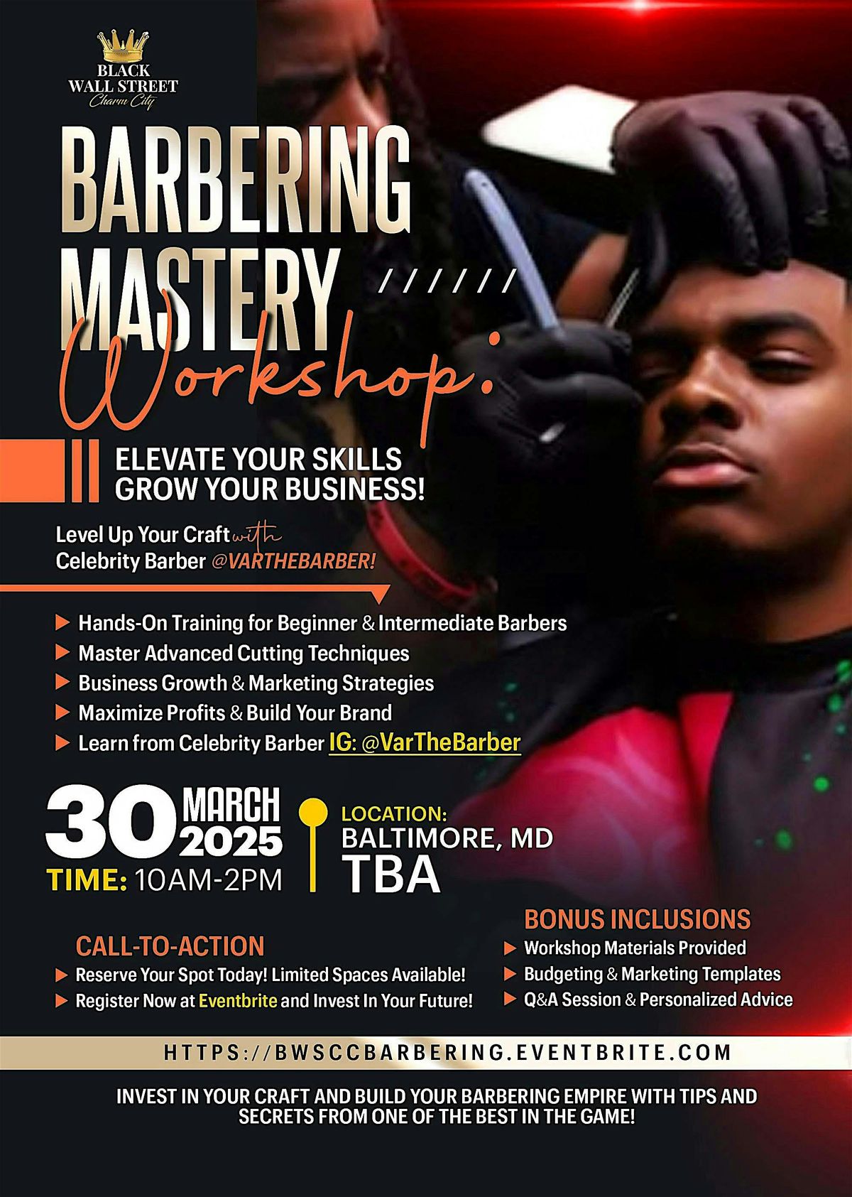 Barbering Mastery Workshop: Elevate Your Skills & Grow Your Business!