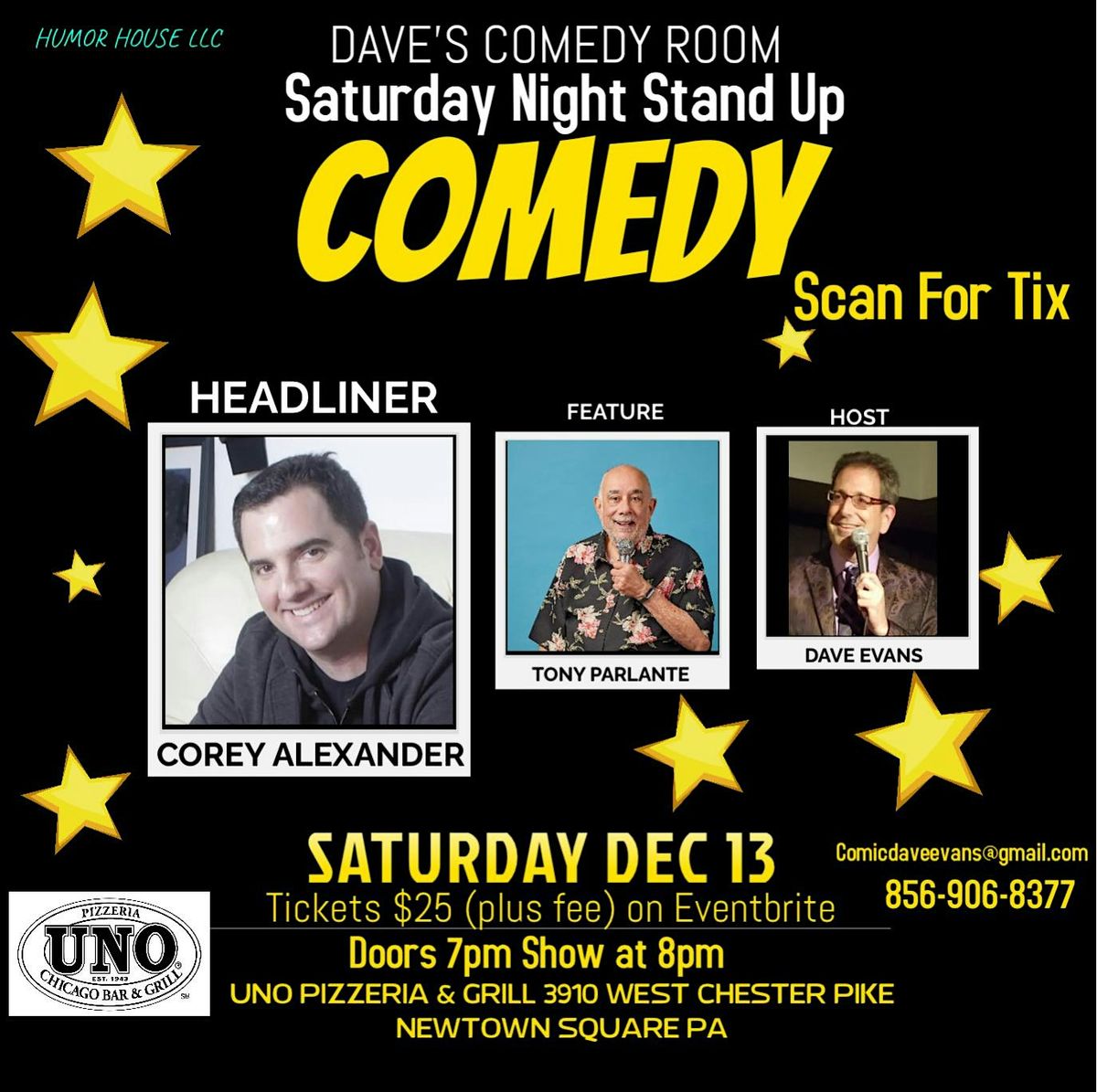 SATURDAY NIGHT STANDUP DECEMBER 13