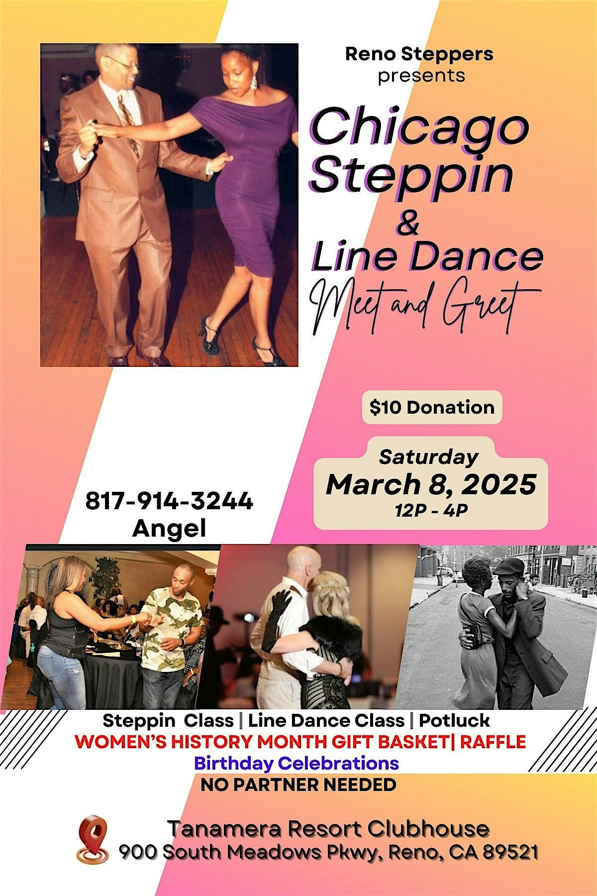 Reno Steppin & Line Dance Meet & Greet - MARCH 2025