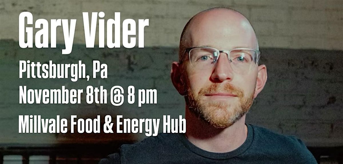 Handsome Man Comedy Presents: Gary Vider (Nov 8th)
