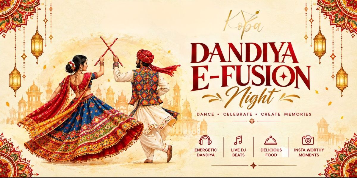 DANDIYA NIGHT 2026 IN LAJPAT NAGAR Tickets, KOPA Restaurant And Bar ...