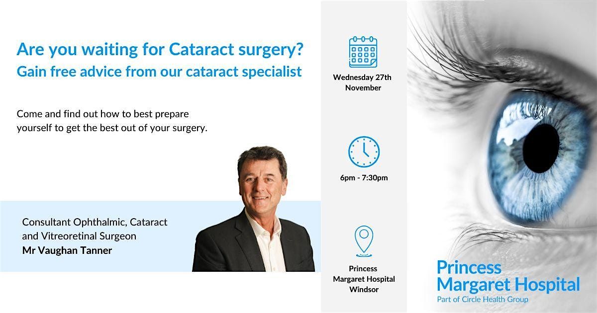 Free patient event - Cataract and Lens Replacement Surgery