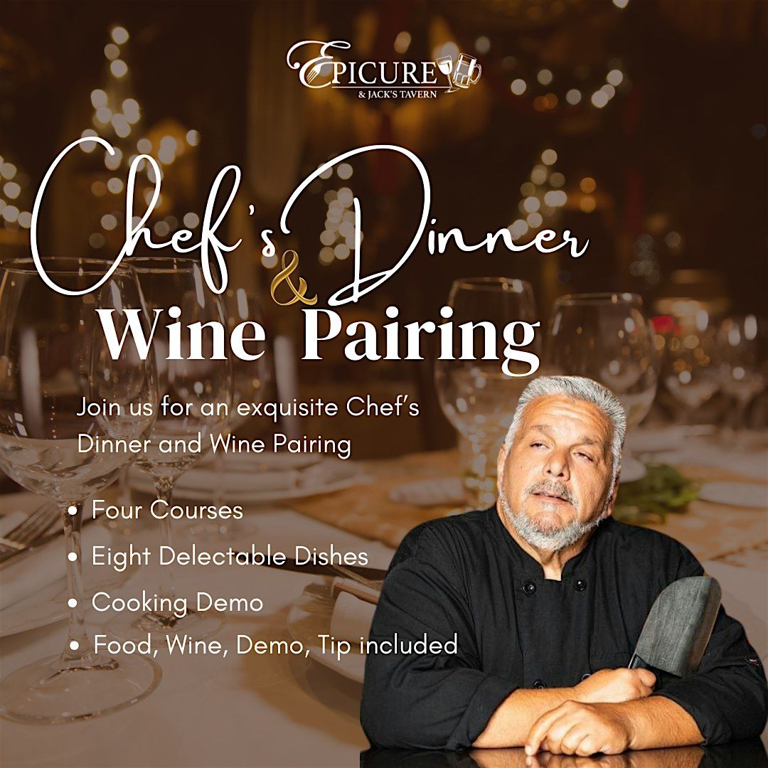 Chef's Dinner & Wine Pairing-(March)