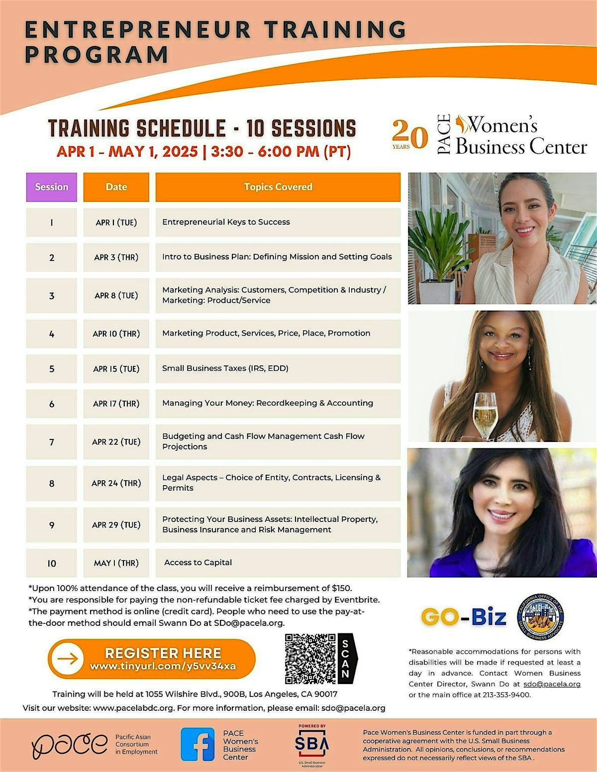 2025 SEASON I Entrepreneur Training Program (by PACE WBC)-10 Sessions