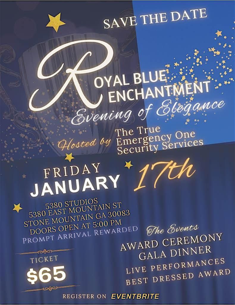 Royal Blue Enchantment : An Evening of Elegance