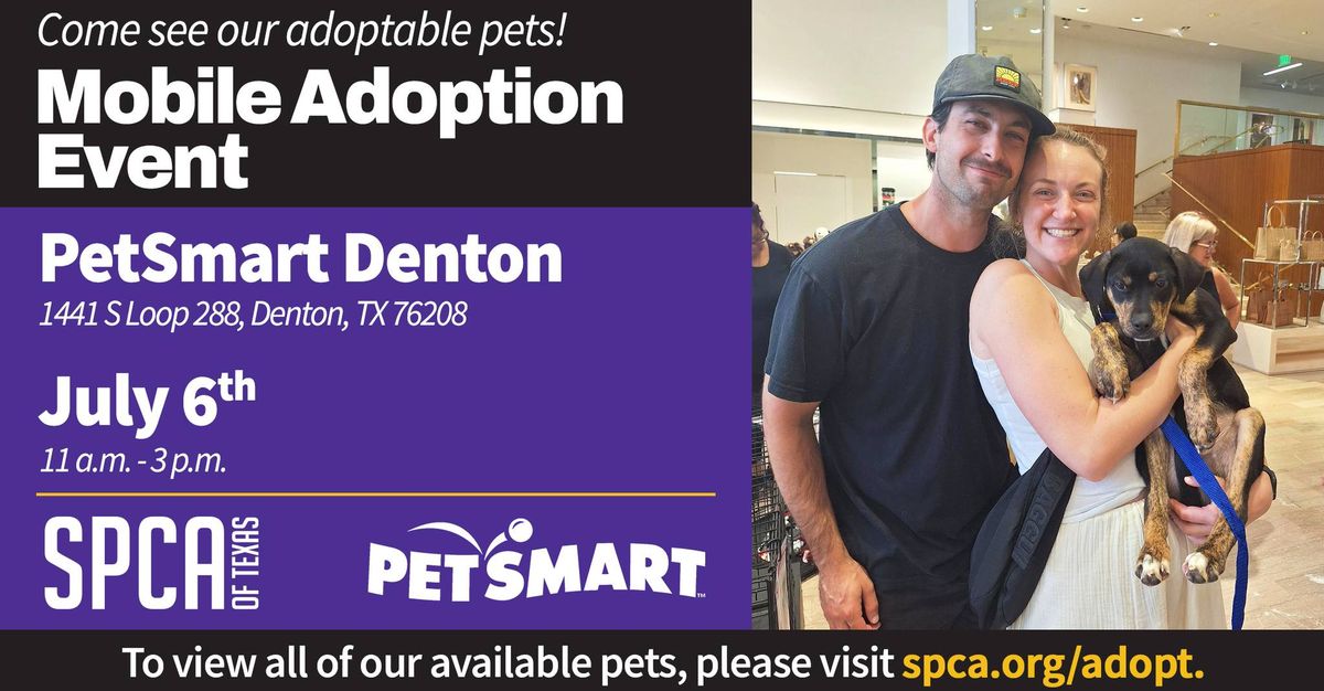 Mobile Adoption Event @ PetSmart Denton