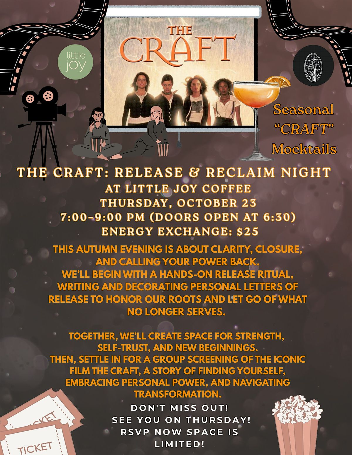 The Craft: Release & Reclaim Night
