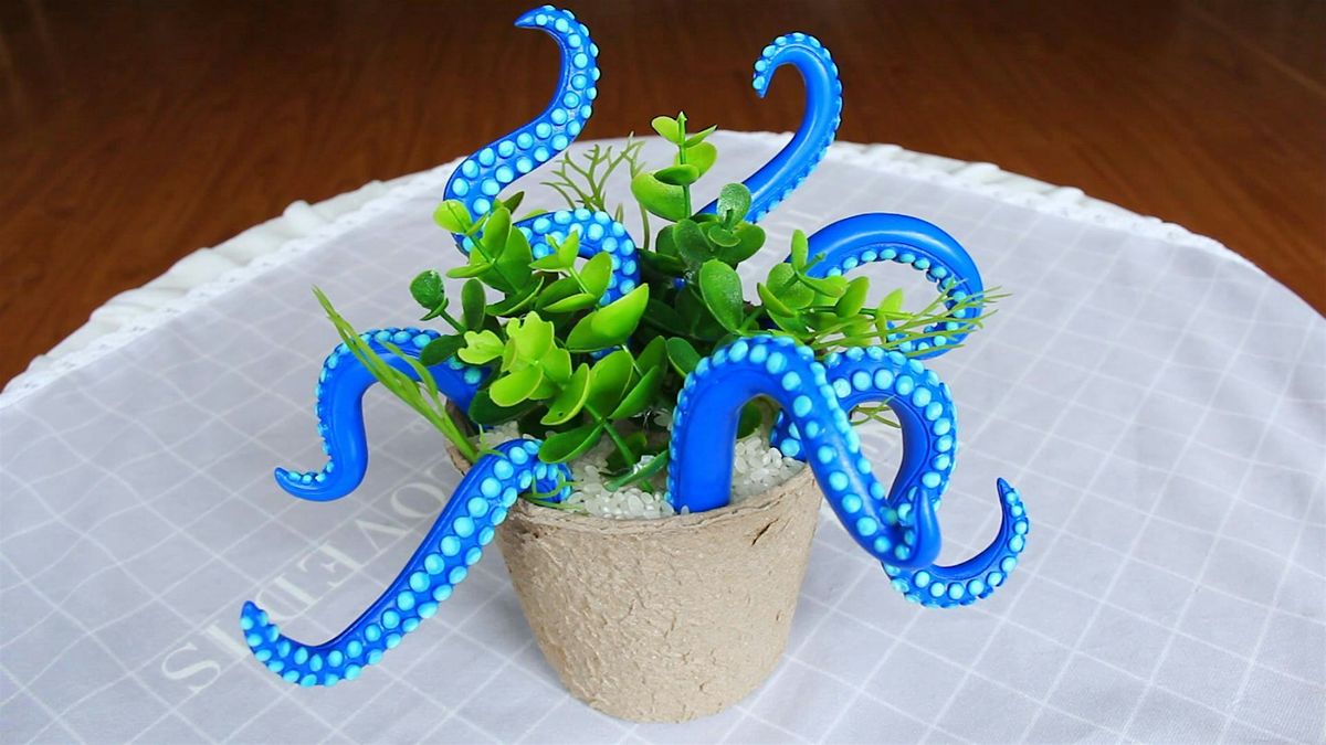 KIDS Octopus Tentacles Plant Decor Workshop