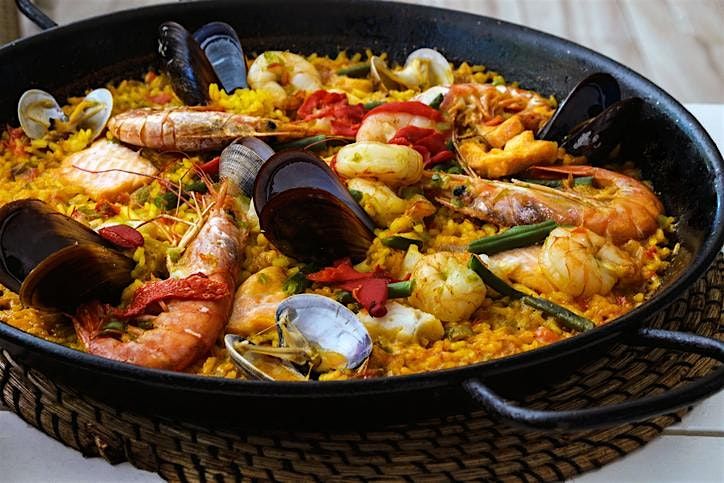 Spanish Cuisine: Seafood Paella (intermediate class)