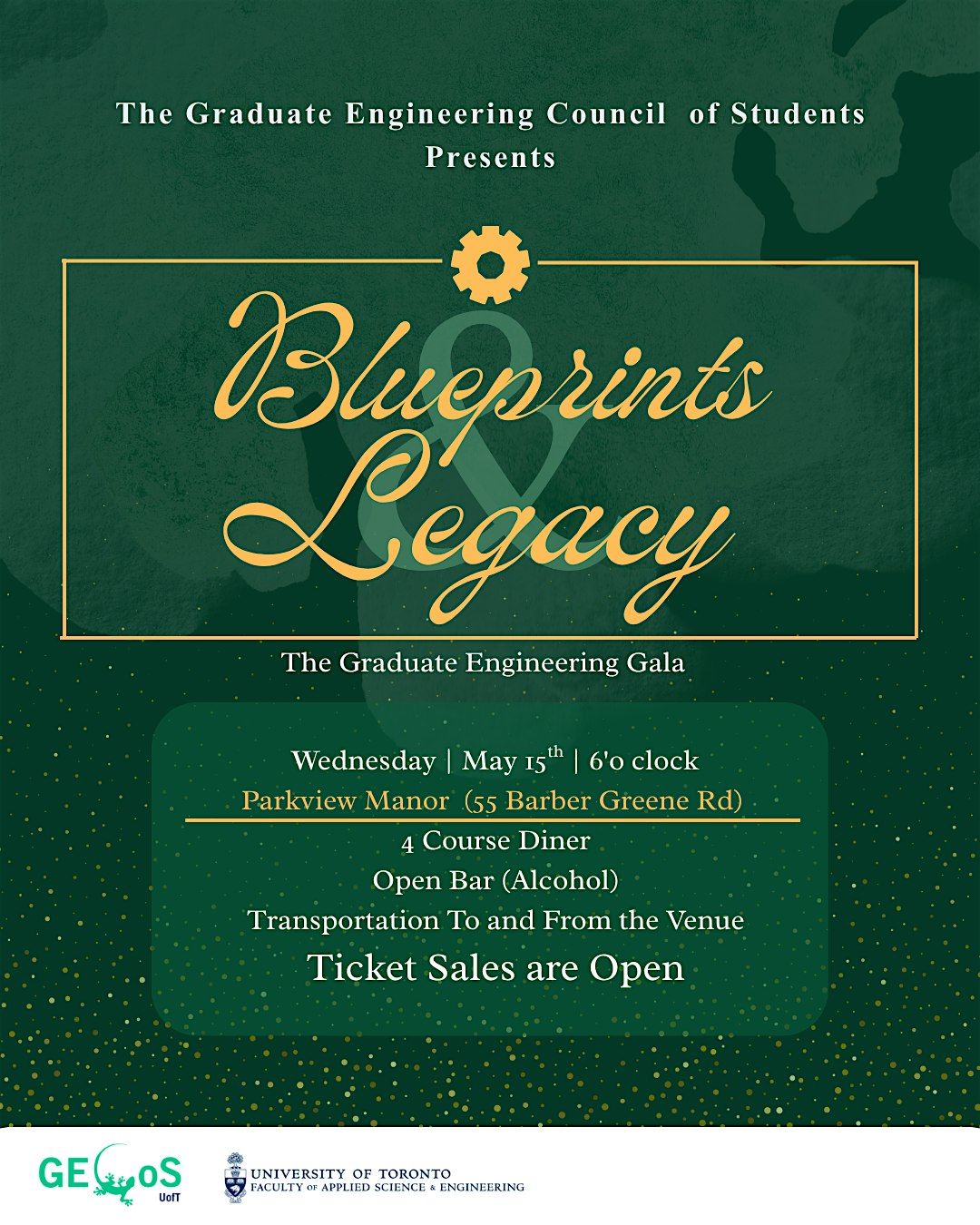 Graduate Engineering Gala 2026: Blueprints and Legacy