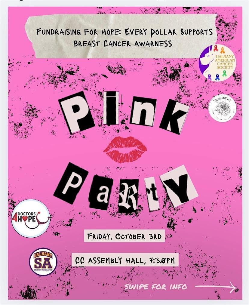 Pink Party for Strides Against Breast Cancer