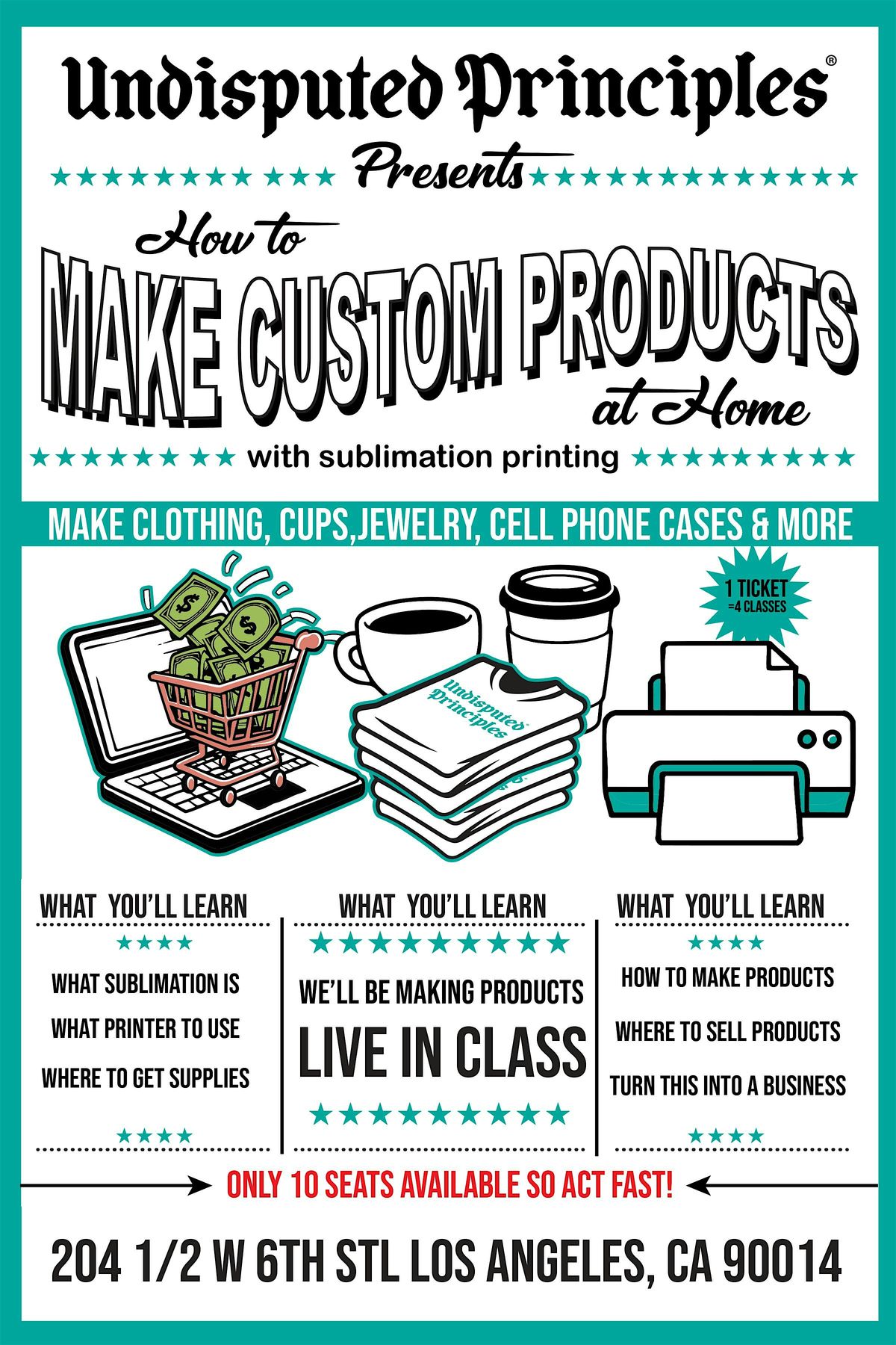 DIY Custom Merch: Sublimation Class for Creators & Entrepreneurs