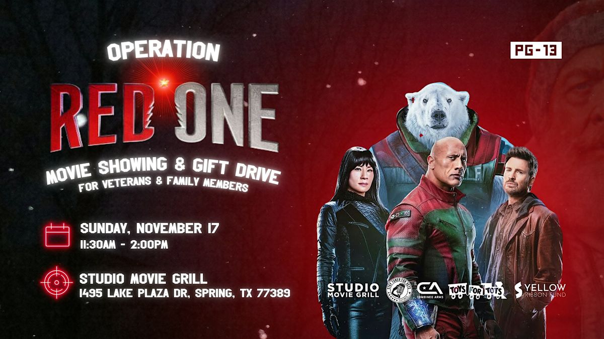 Operation Red One: Movie Showing and Gift Drive for Veterans