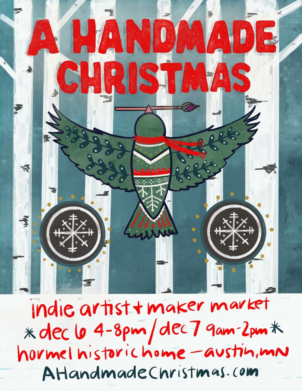 A Handmade Christmas-- indie artist & maker market