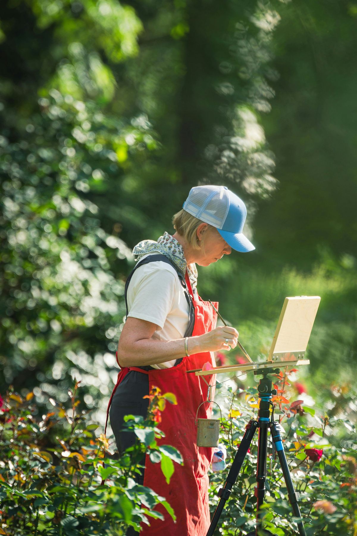 Plein Air Painting in the Gardens