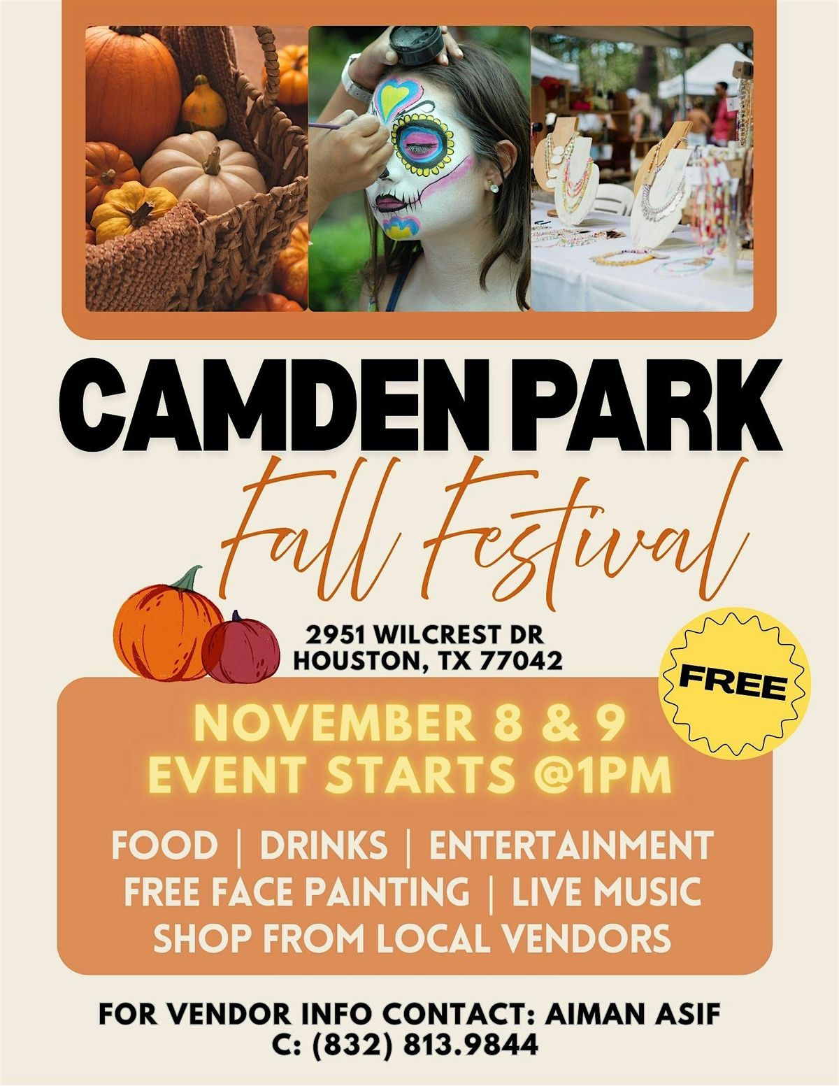 Camden Park FALL FESTIVAL