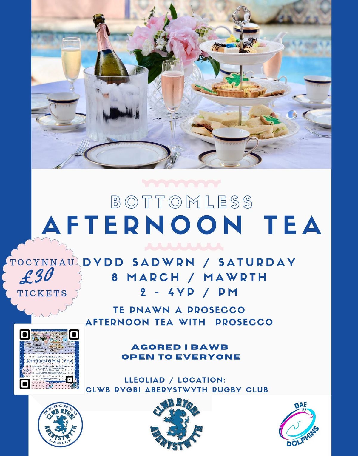 T\u00ea Prynhawn Diwaelod \/ Bottomless Afternoon Tea