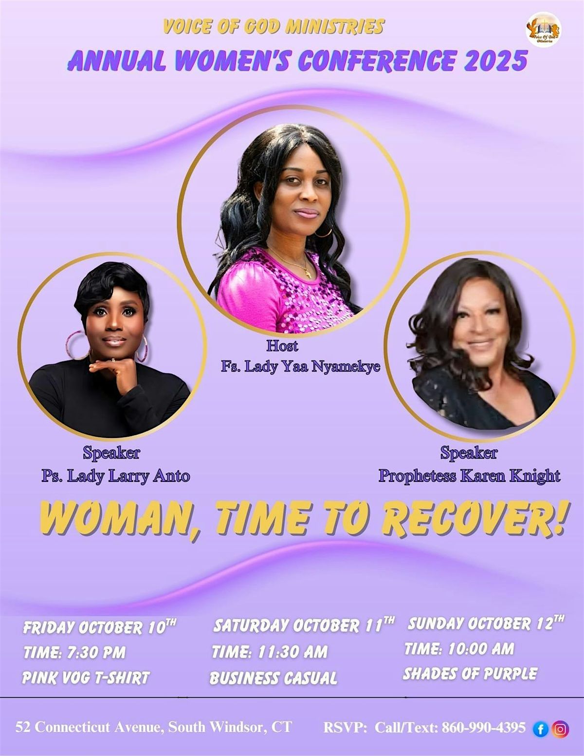 WOMAN, TIME TO RECOVER!