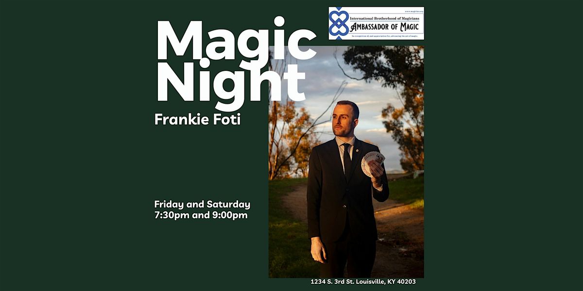 Magic Night at The Nevermore - Frankie Foti