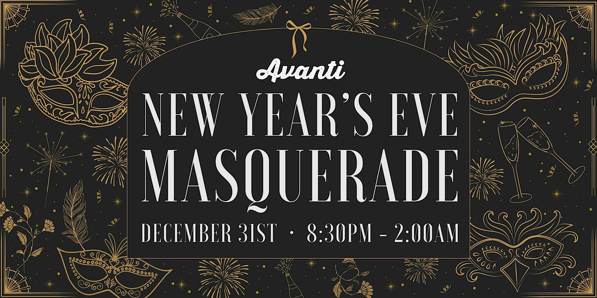 Avanti Boulder New Year's Eve Masquerade