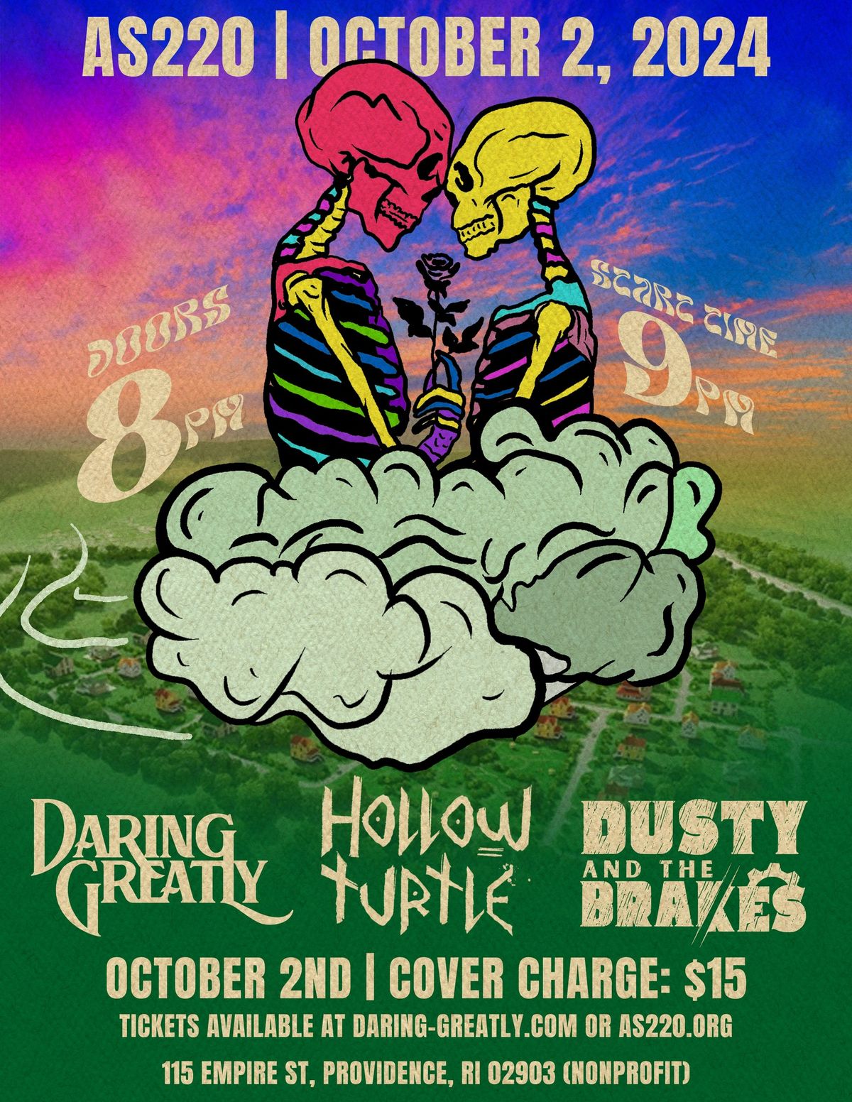 Daring Greatly w\/ Dusty & The Brakes and Hollow Turtle @ AS220