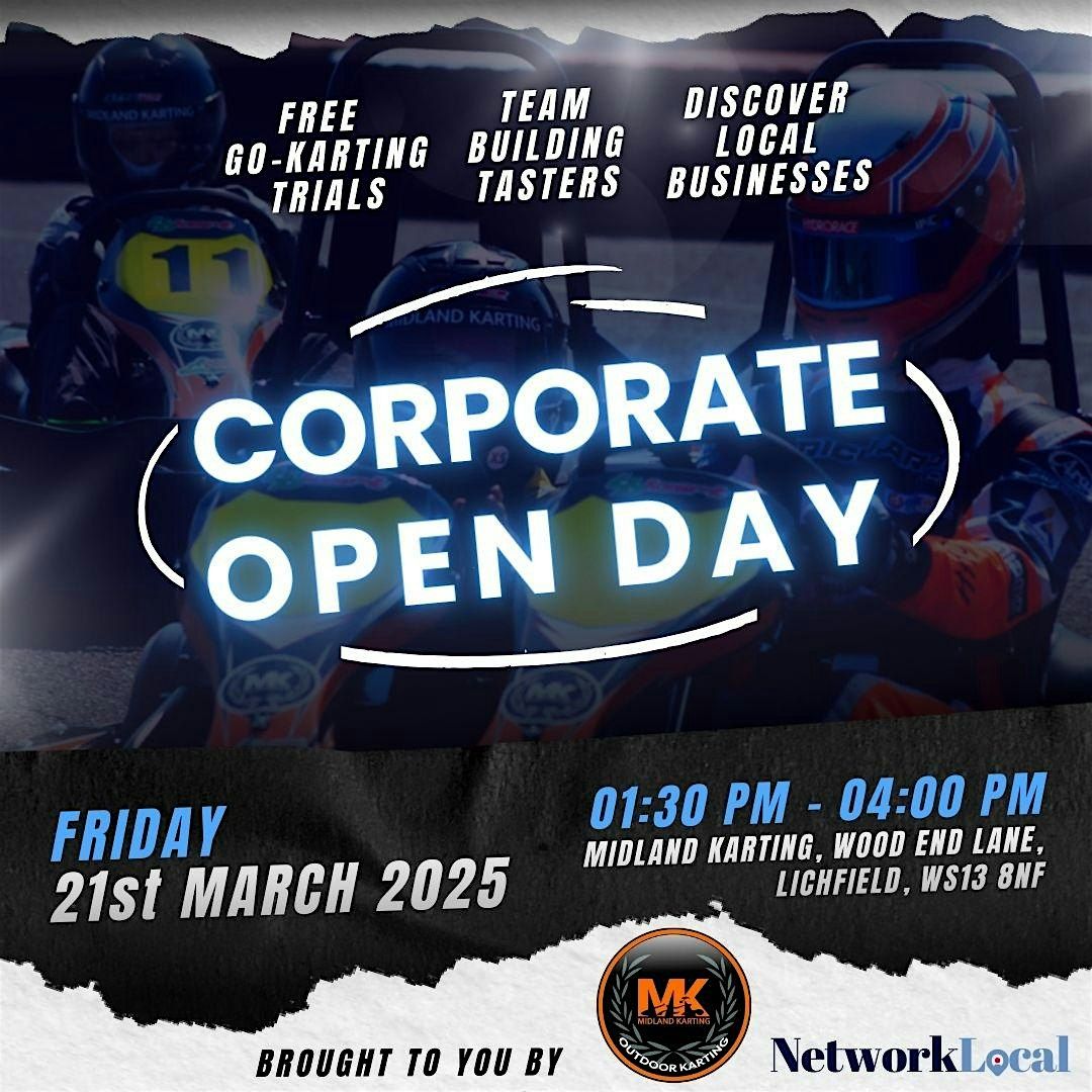 FREE Outdoor Karting - Corporate Open Day