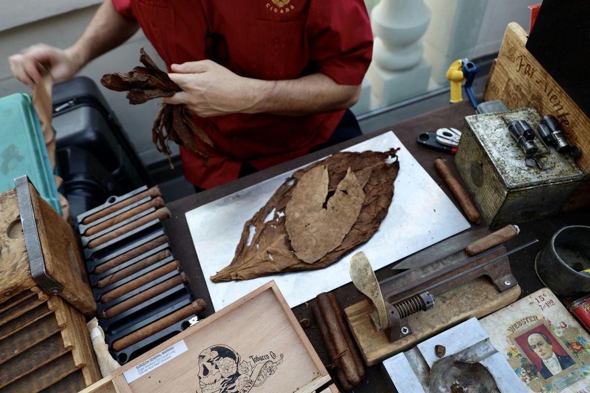 The Art of Cigar Rolling at Black Jack's Cigar Lounge