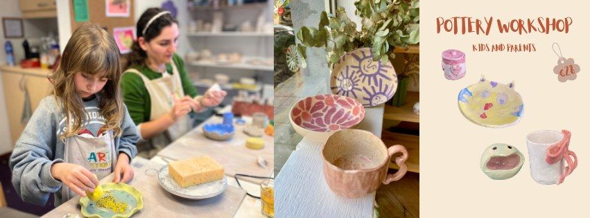 Handbuilding pottery workshop for kids and parents in Haarlem 