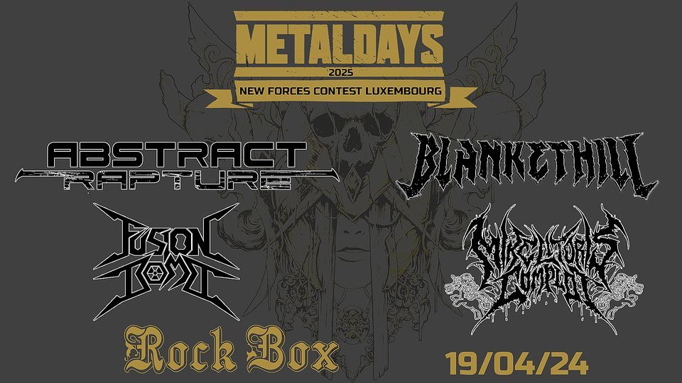 MetalDays 2025 New Forces Contest Luxembourg ??