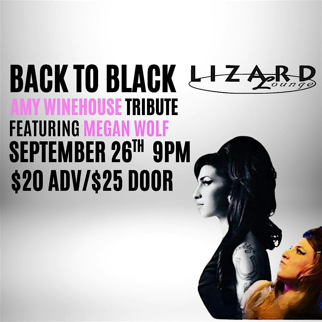 Back to Black Amy Winehouse Tribute