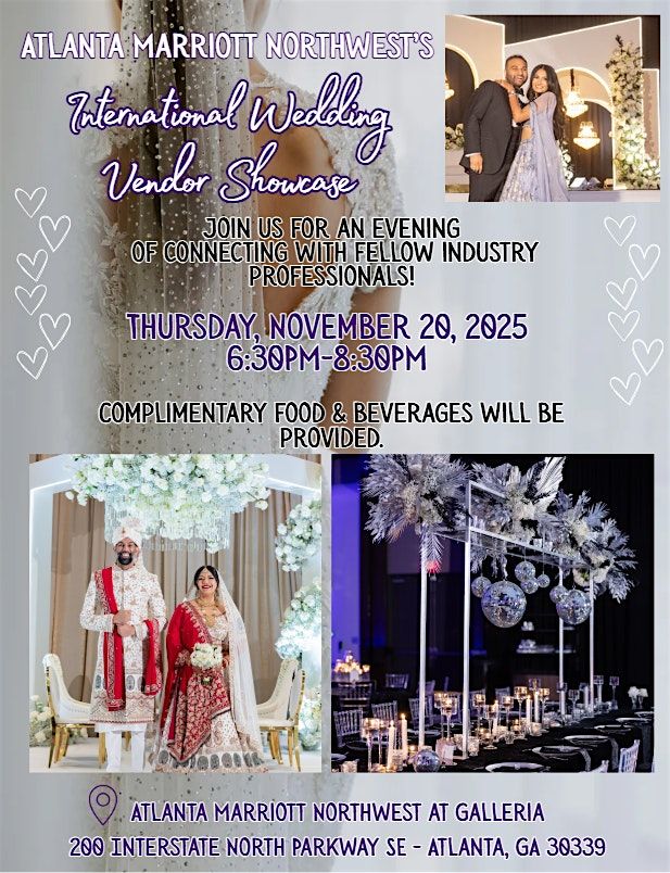 International Wedding Vendor Showcase - Atlanta Marriott Northwest
