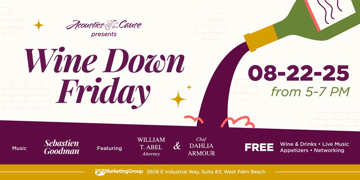 Wine Down Friday: Free Business Networking at VSP Creative Studios
