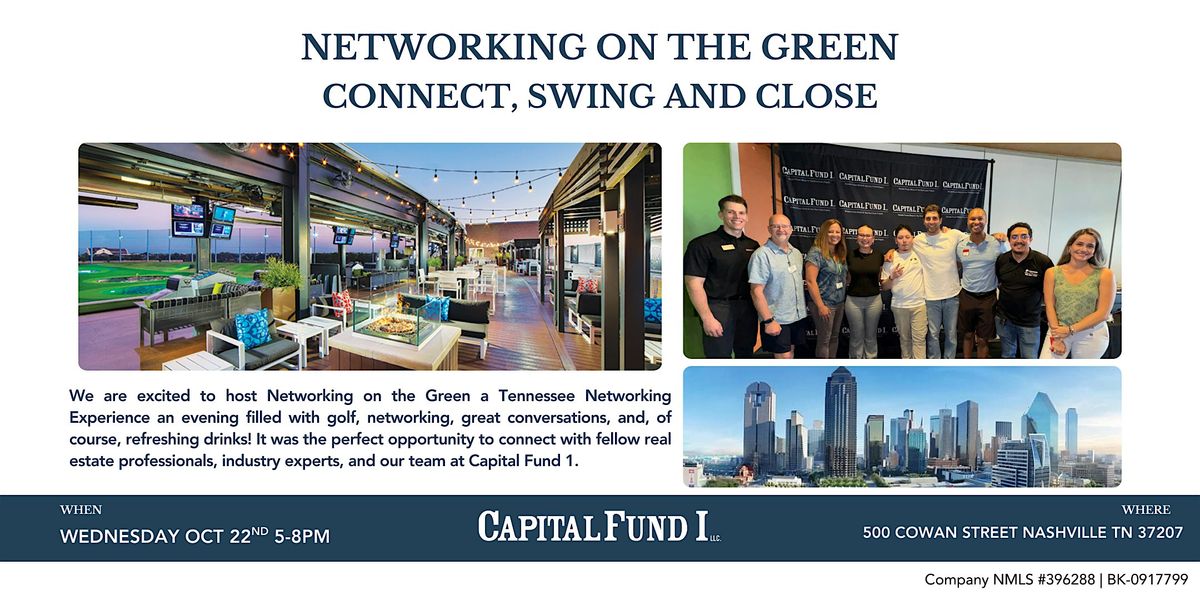 CF1 Presents: Networking on the Green\u2014 Connect, Swing, and Close