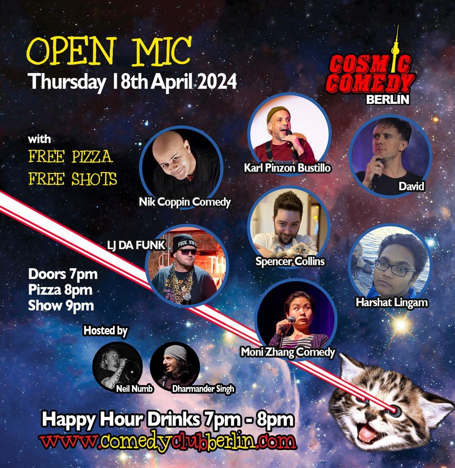 Cosmic Comedy Club Berlin : Open Mic