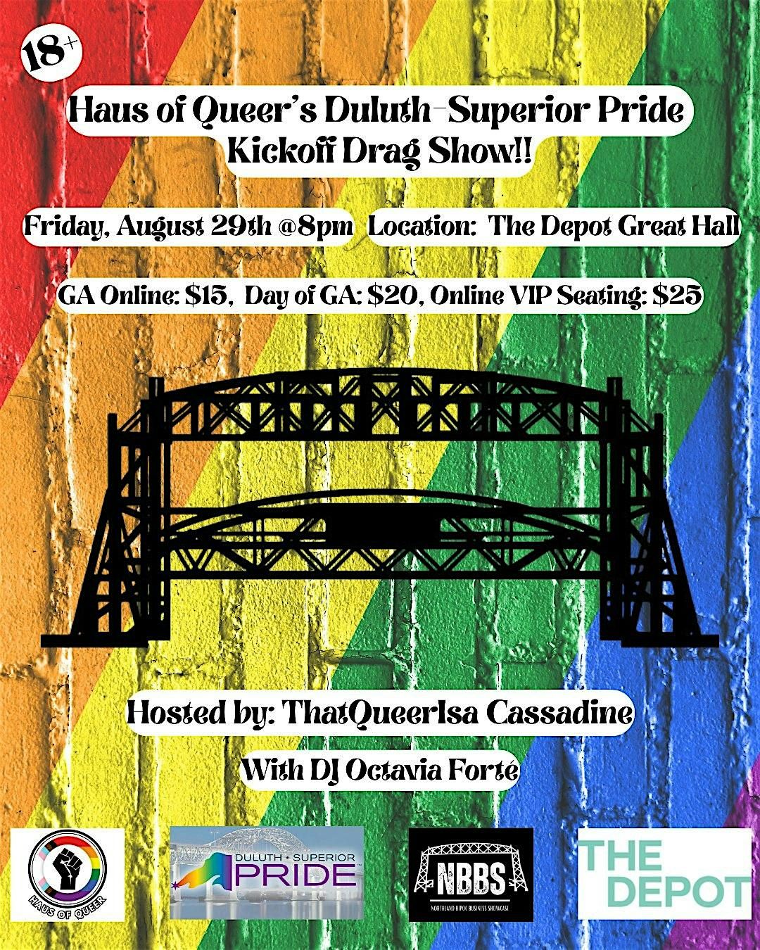 Haus of Queer's Duluth-Superior Pride Kickoff Drag Show!!