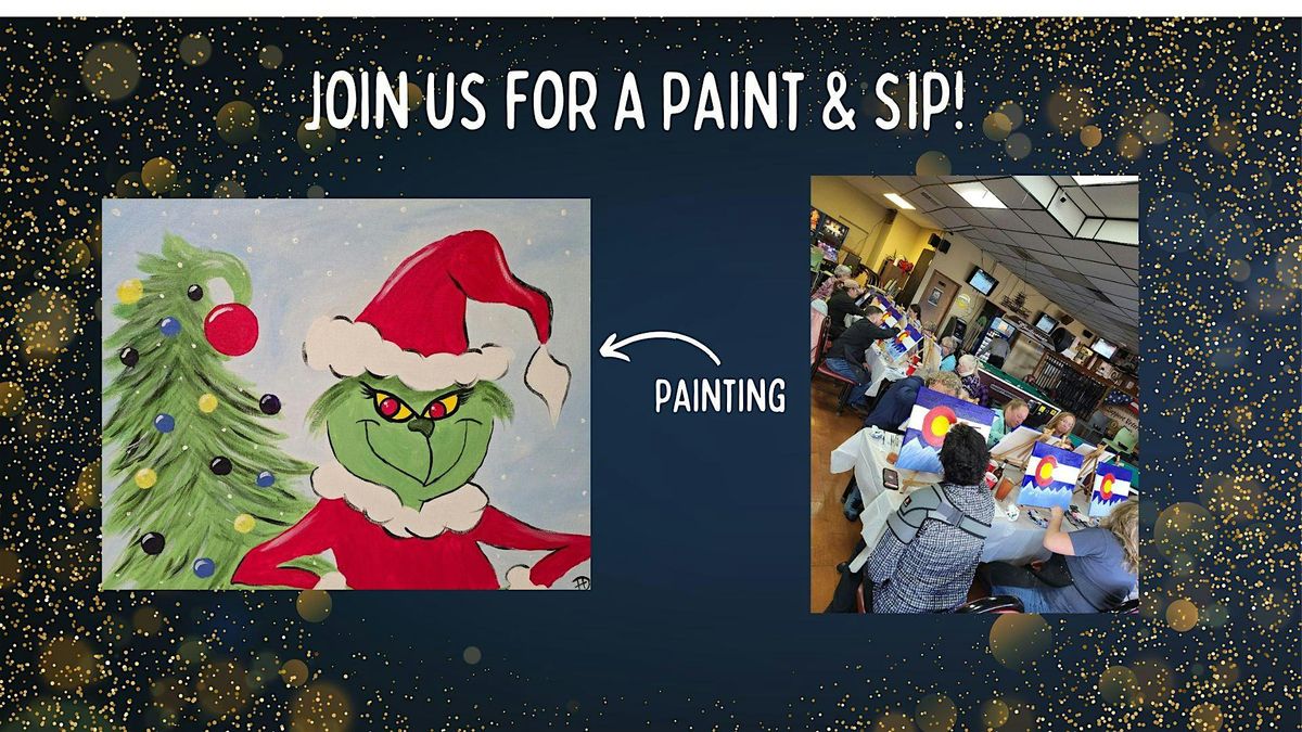 Paint & Sip - Grinchmas