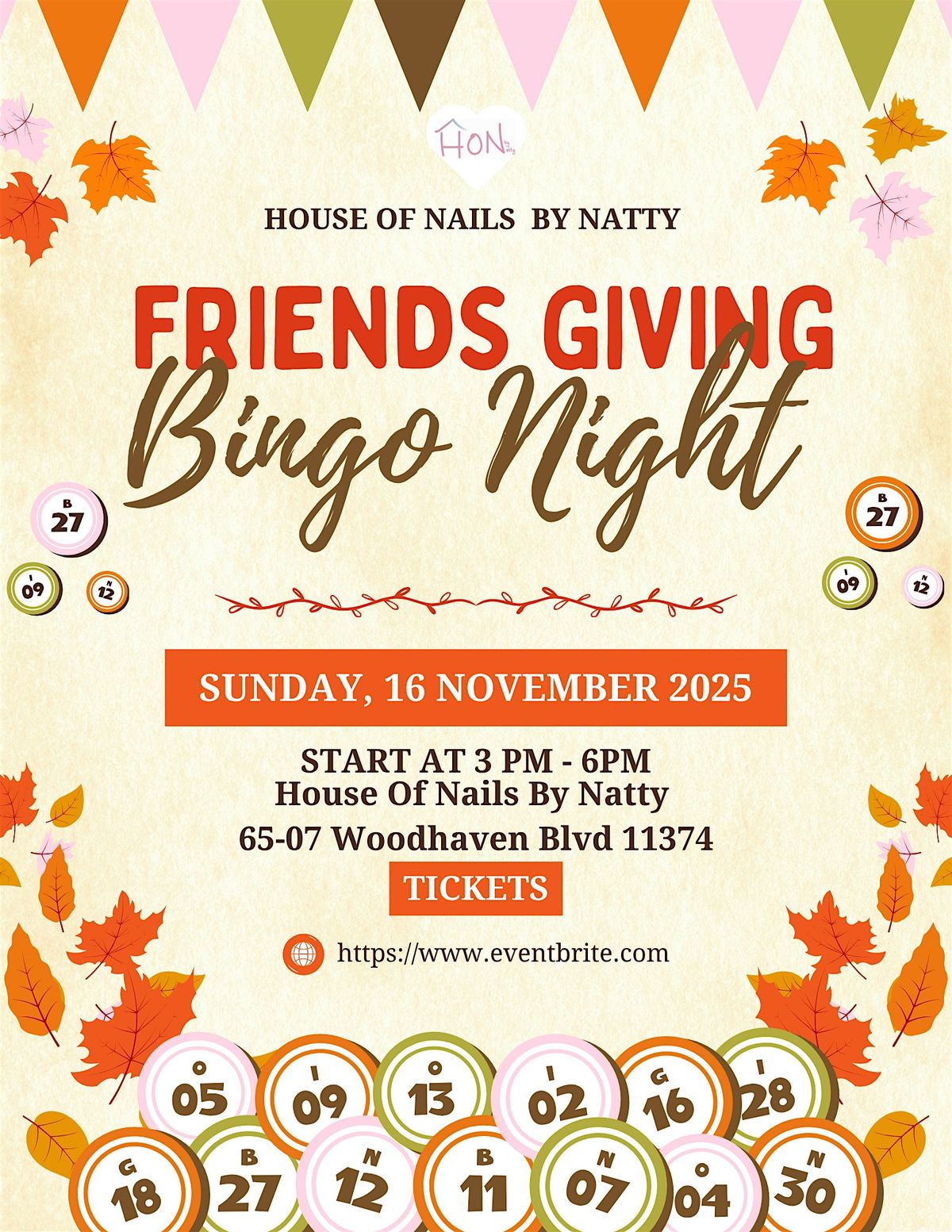 Friends Giving Bingo