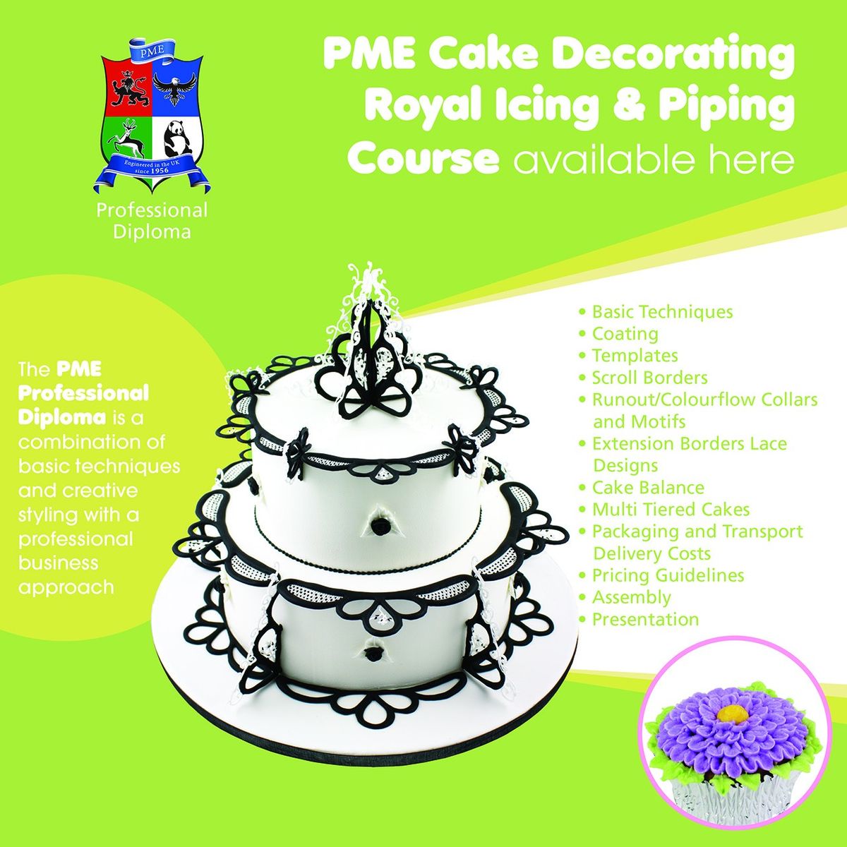 PME Royal Icing & Piping Professional Diploma - \u00a3375 - (10 weeks)