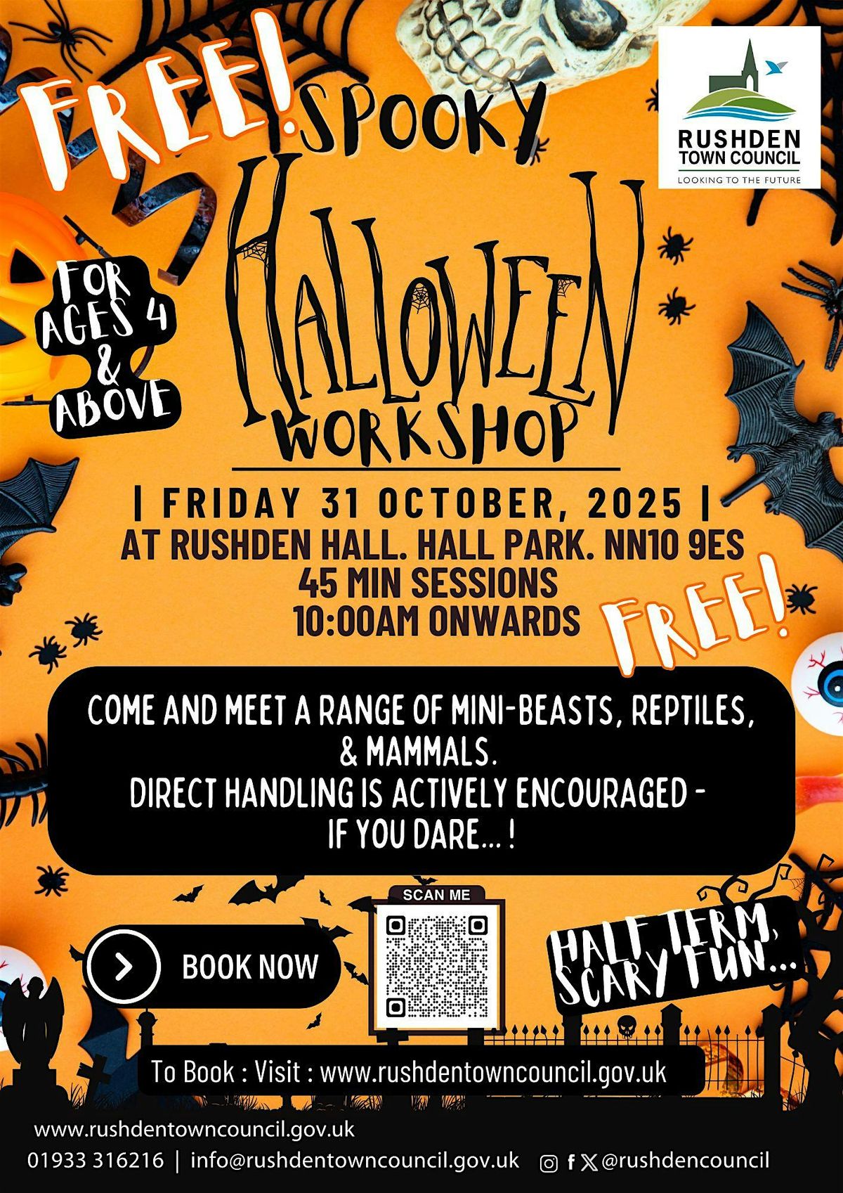 FREE Spooky  Halloween Workshop