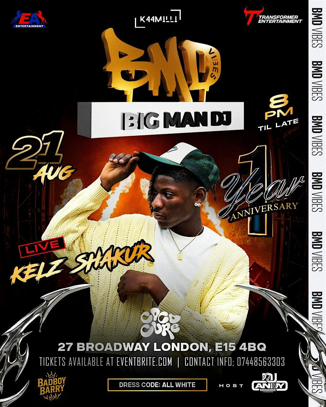 KELZ SHAKUR LIVE AT BMD 1YR ANNIVERSARY