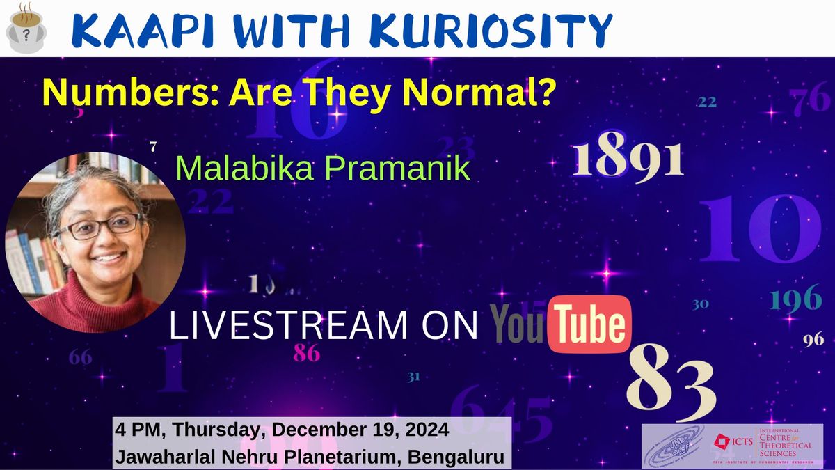 KwK December public talk by Malabika Pramanik