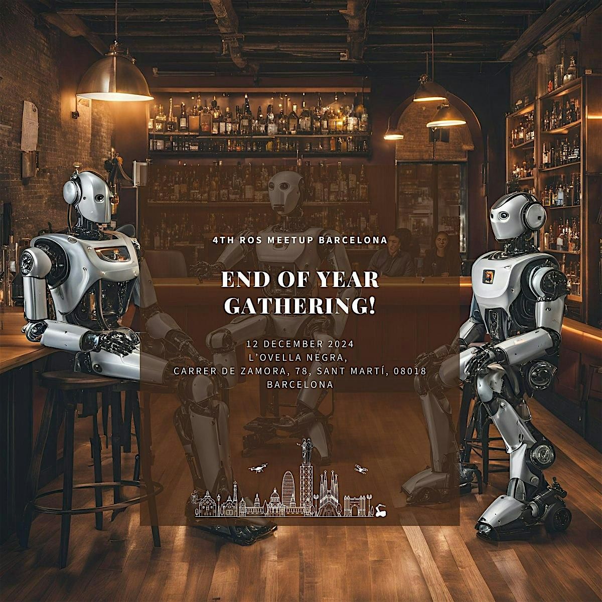 4th ROS Meetup Barcelona |  End of Year Gathering