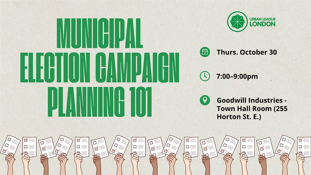 Municipal Election Campaign Planning 101