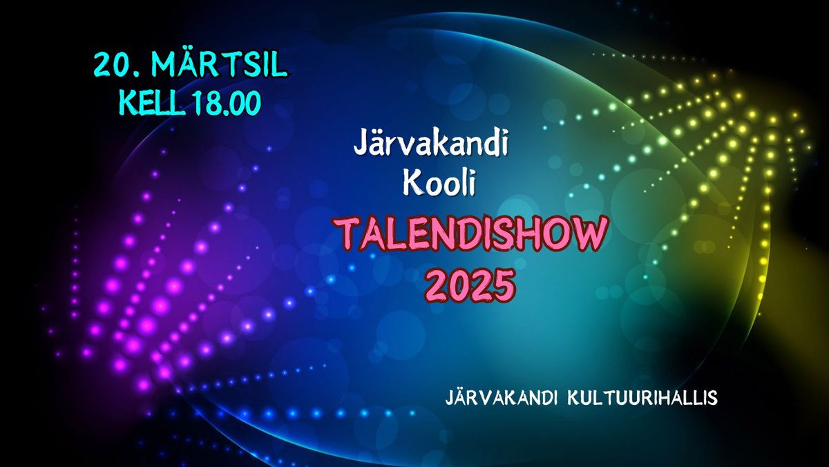 II J\u00e4rvakandi Kooli talendishow