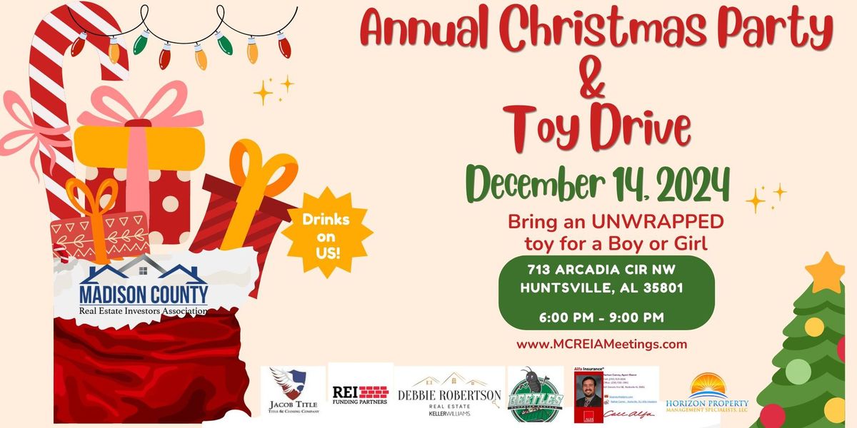 Madison County REIA Annual Toy Drive