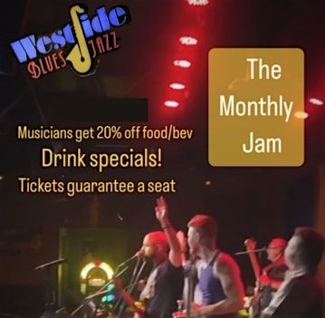 Westside's September Jam Night! (Musicians = Free Entry)