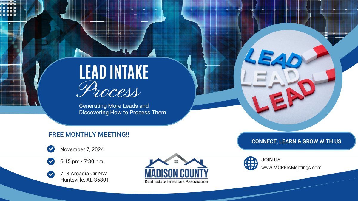 Why You Need A Lead Intake Process